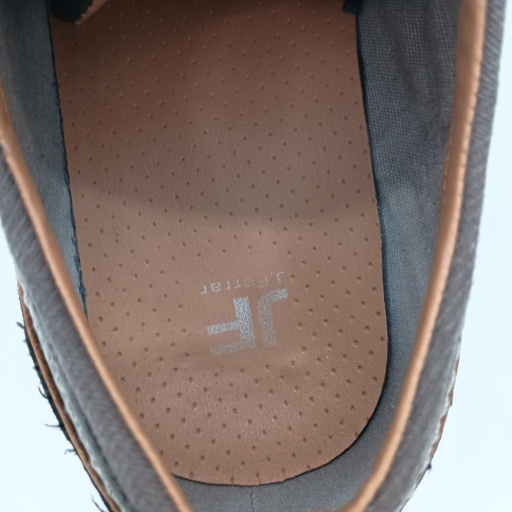 JF J. Ferrar Bender Mens Oxford‎ Shoes Gray Dress Casual Lace Up 8.5 M - Picture 8 of 9